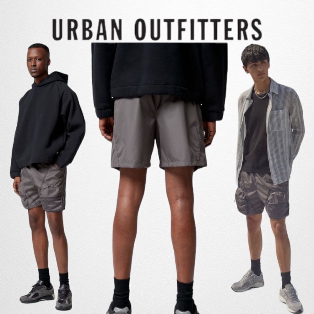 UO Urban Outfitters Standard Cloth Technical Cargo Shorts NEW L